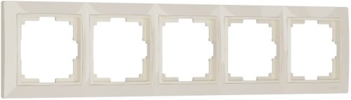 Рамка универсальная Werkel Snabb basic 5-м. слоновая кость фото Рамка универсальная Werkel Snabb basic 5-м. слоновая кость картинка